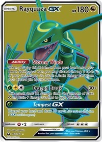 Rayquaza GX (Full Art) - 160/168 - Celestial Storm